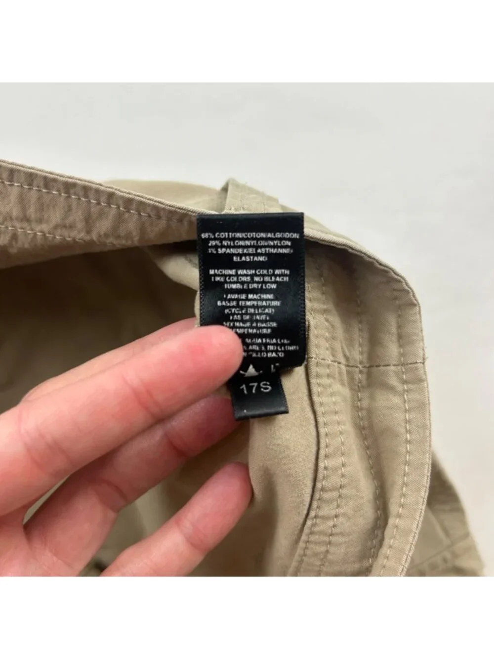 KÜHL Warm Tan Stretch Canvas Cargo Roll Cuff Adventure Pant 10R - Picture 5 of 7